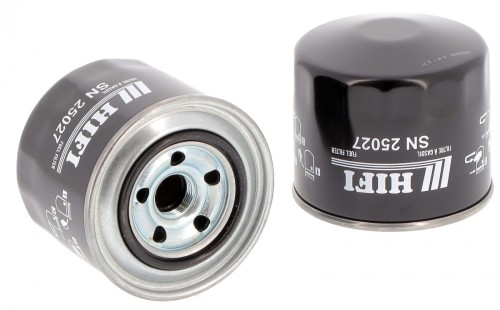 Filtr paliwa SN25027 HIFI FILTER do JOHN DEERE: 3045 R, YANMAR: VIO 38-6, KOMATSU: WA 90-3
