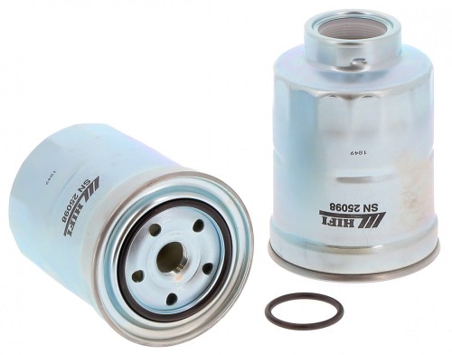 Filtr paliwa SN25098 HIFI FILTER do KUBOTA: KX080-4, KX080-4 ALPHA, R065, R085 JCB: 406 T4, 407 T4, 409 T4, 525-60 WEIDEMANN: T6027