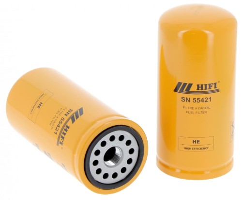 Filtr paliwa SN55421 HIFI FILTER do CATERPILLAR: 320 D, 330 DL, 950 G, D6N CLAAS: LEXION 570, LEXION 750, TUCANO 480 CHALLENGER: MT 765, ROGATOR 994