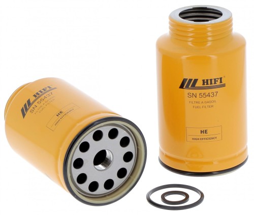 Filtr paliwa SN55437 Hifi Filter do CATERPILLAR 320D, 325C, 966H, 972H, D6T, CHALLENGER MT755
