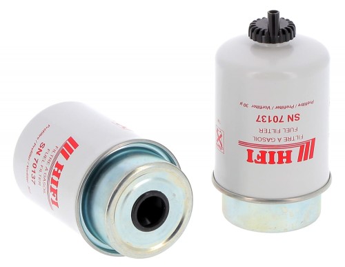 Filtr paliwa SN70137 HIFI FILTER do CATERPILLAR: 428 E, 442 E, 930 G LIEBHERR: A 904 LITRONIC, A 924 LITRONIC, R 914 LITRONIC RENAULT AGRI: CELTIS 426, CELTIS 446, CELTIS 456
