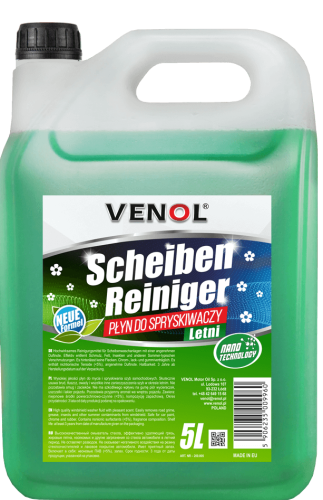 VENOL SCHEIBEN REINIGER - płyn do spryskiwaczy letni 5L