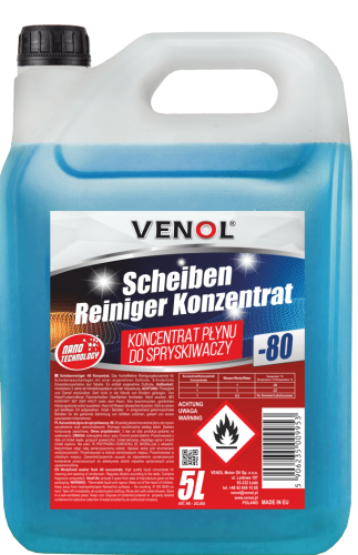 VENOL SCHEIBEN REINIGER  - Koncentrat płynu do spryskiwaczy -80 5L