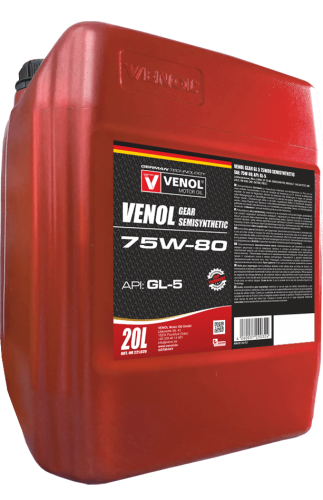VENOL GEAR SEMISYNTHETIC GL 5 75W80 20L