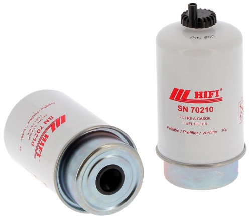 Filtr paliwa SN70210 HIFI FILTER do CASE: CVX 1135, CVX 1155, CVX 1190 MASSEY FERGUSON: 6485, 6490, 6495 VALTRA: T 120, T 150, T 170