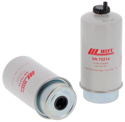 Filtr paliwa SN70214 HIFI FILTER do CATERPILLAR: 428 E, 432 E, 444 E NEW HOLLAND: TM 120, TM 140, TM 175 CASE: 695 SUPER M