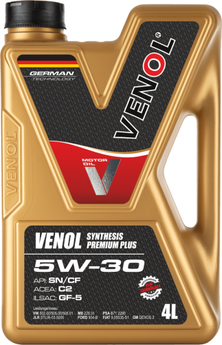 VENOL SYNTHESIS PREMIUM PLUS SN CF 5W30 C2 4L