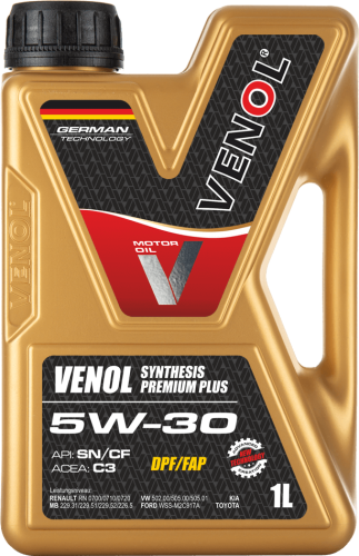 VENOL SYNTHESIS PREMIUM PLUS SN CF 5W30 C3 1L