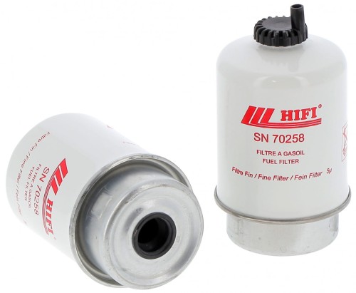 Filtr paliwa SN70258 Hifi Filter do Caterpillar, Landini, Mac Cormick