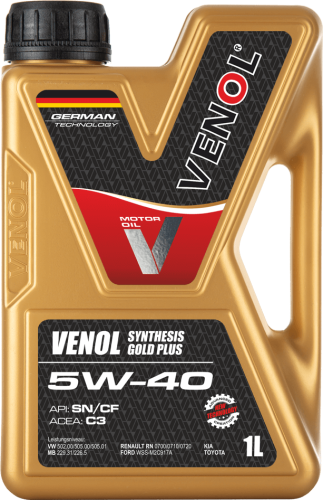VENOL SYNTHESIS GOLD PLUS SN CF 5W40 C3 1L