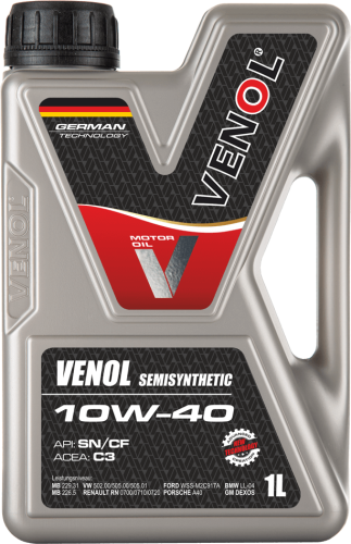 VENOL SEMISYNTHETIC SN CF 10W40 C3 1L