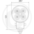  Reflektor roboczy LED 13W Deutz-Fahr Claas Fendt WRK-LED-80 CRC5A.49401.04