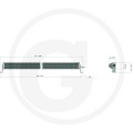 Reflektor roboczy, listwa świetlna LED 14W