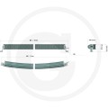GRANIT Reflektor roboczy  listwa świetlna LED 73.6W