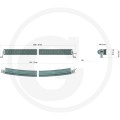 Reflektor roboczy  listwa świetlna LED 93W