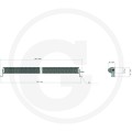 Reflektor roboczy  listwa świetlna LED 110W