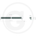 Reflektor roboczy  listwa świetlna LED 120W