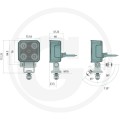 Reflektor roboczy „zmiana koloru” LED 14W