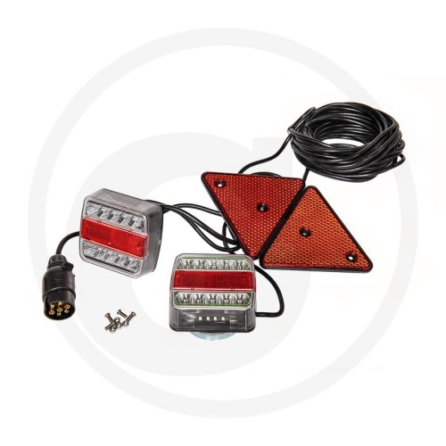 Zestaw lamp tylnych LED 21W na magnes 