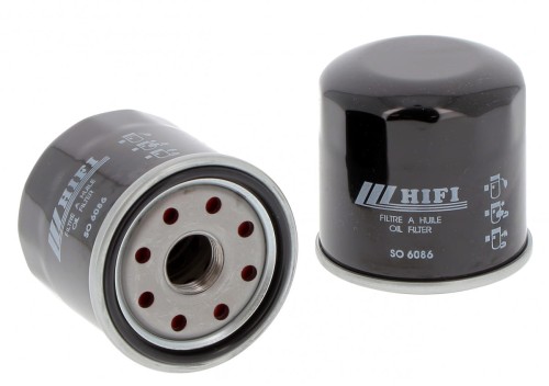Filtr oleju silnikowego SO6086 HIFI FILTER do MASSEY FERGUSON: GC 2300, ISEKI: SXG 323, WACKER: CRT 36-25 E